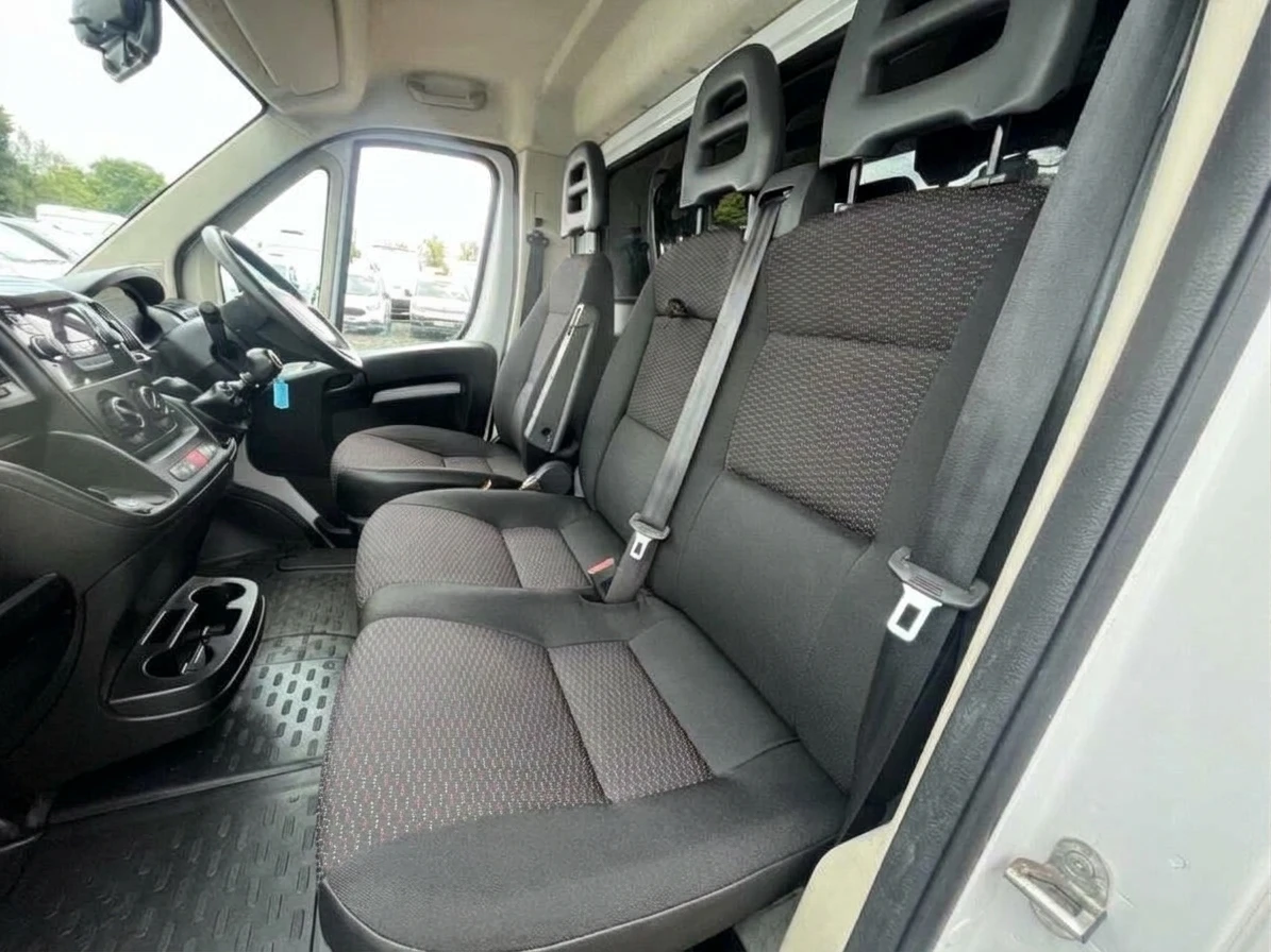 2022 Peugeot Boxer Dropside Van — cab interior