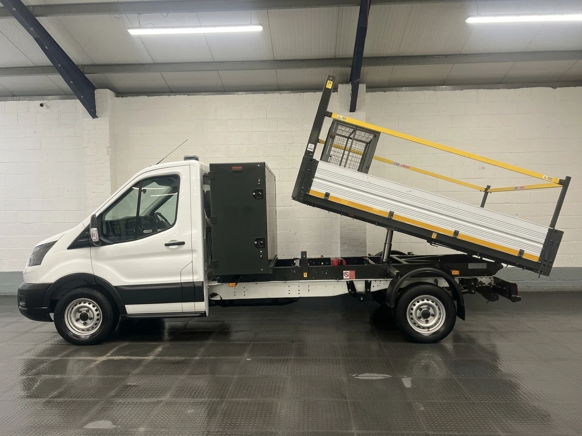 2022 Ford Transit Tipper Van — side view