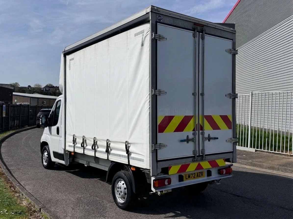 2022 Citroen Relay CurtainSider Van — rear three-quarter view