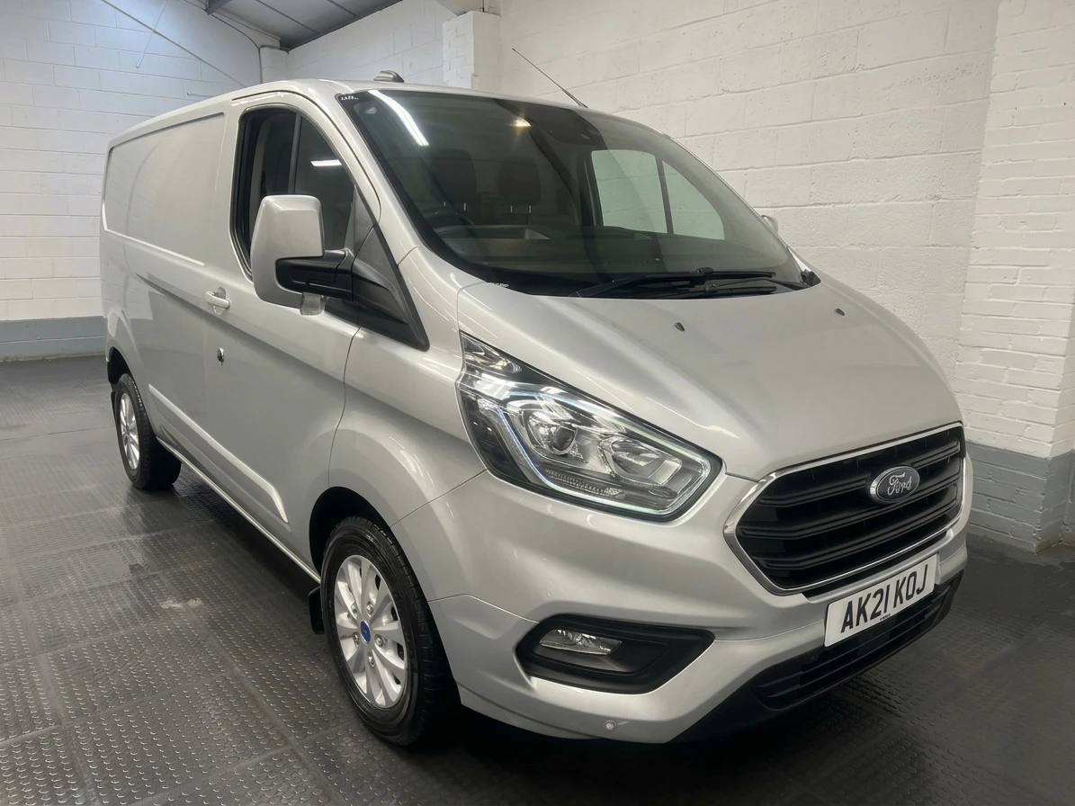 2021 Ford Transit Custom Panel Van — front three-quarter view