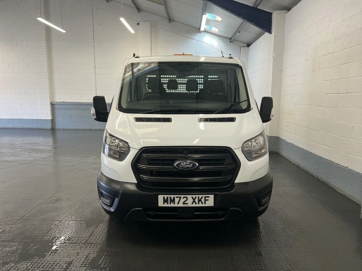 2022 Ford Transit Double Cab Dropside Van — front view