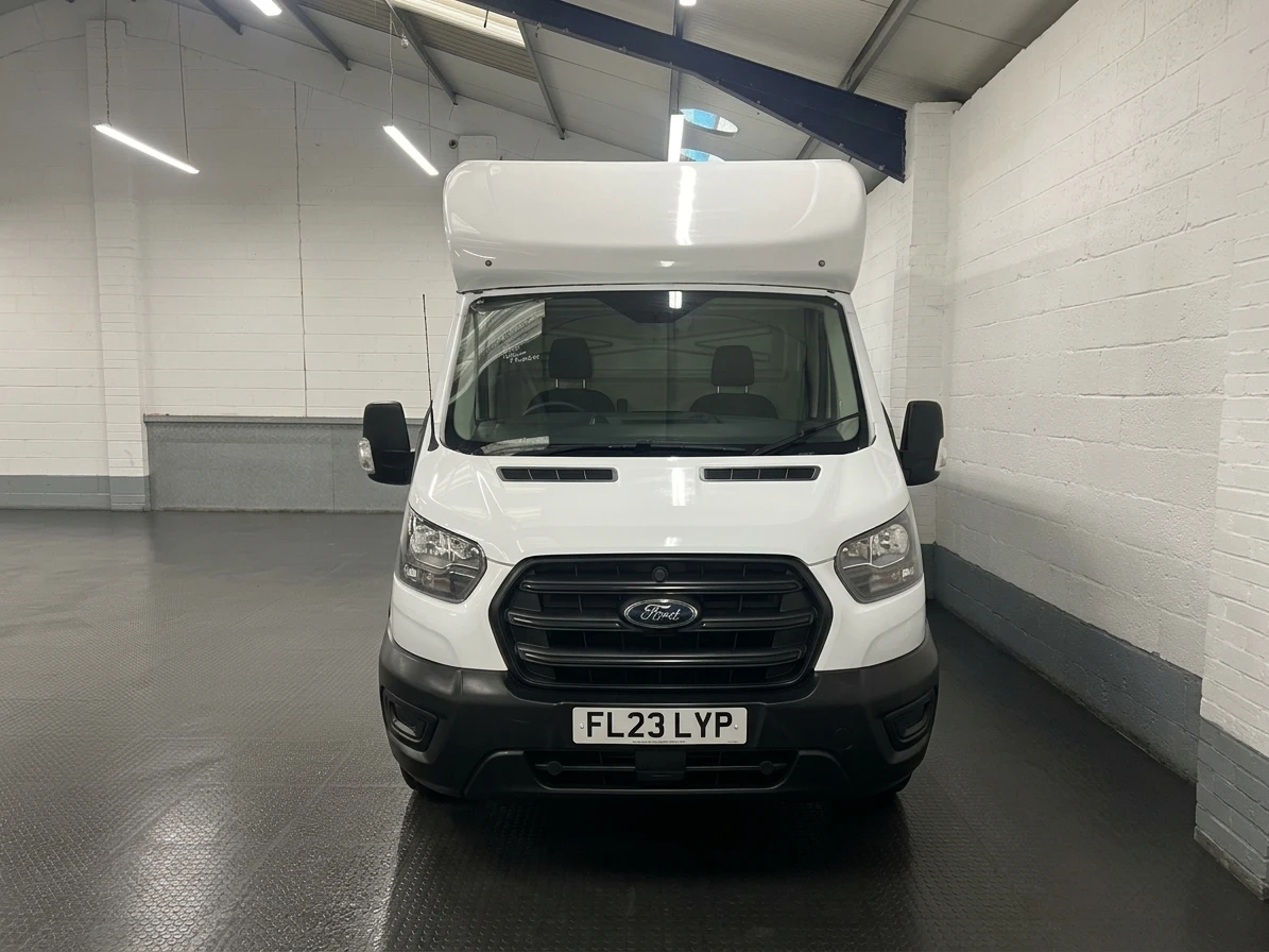2023 Ford Transit Luton Low Loader Van — front view