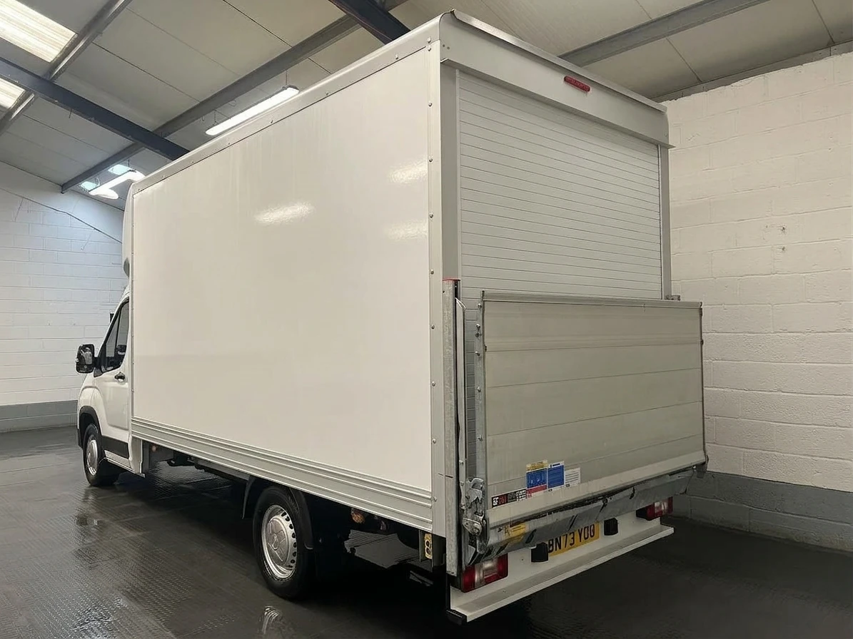 2024 Maxus Deliver 9 Luton Box Van — rear three-quarter view