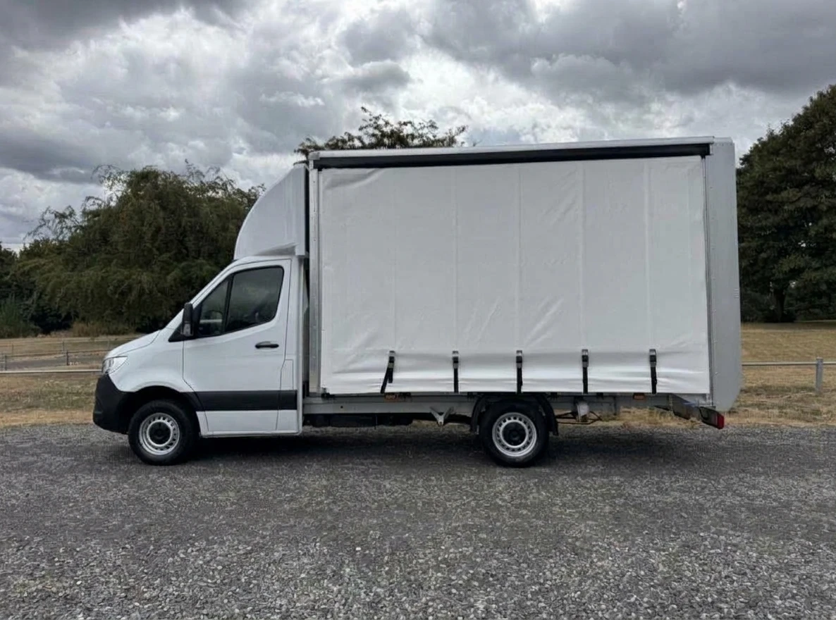 2022 Mercedes-Benz Sprinter CurtainSider Van — side view