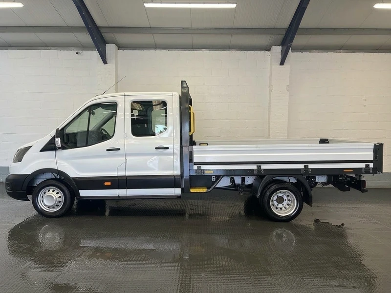 2022 Ford Transit Double Cab Dropside Van — side view