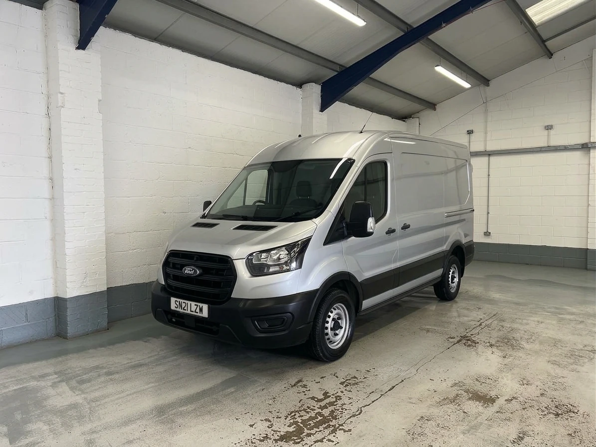 2021 Ford Transit Panel Van — front three-quarter view