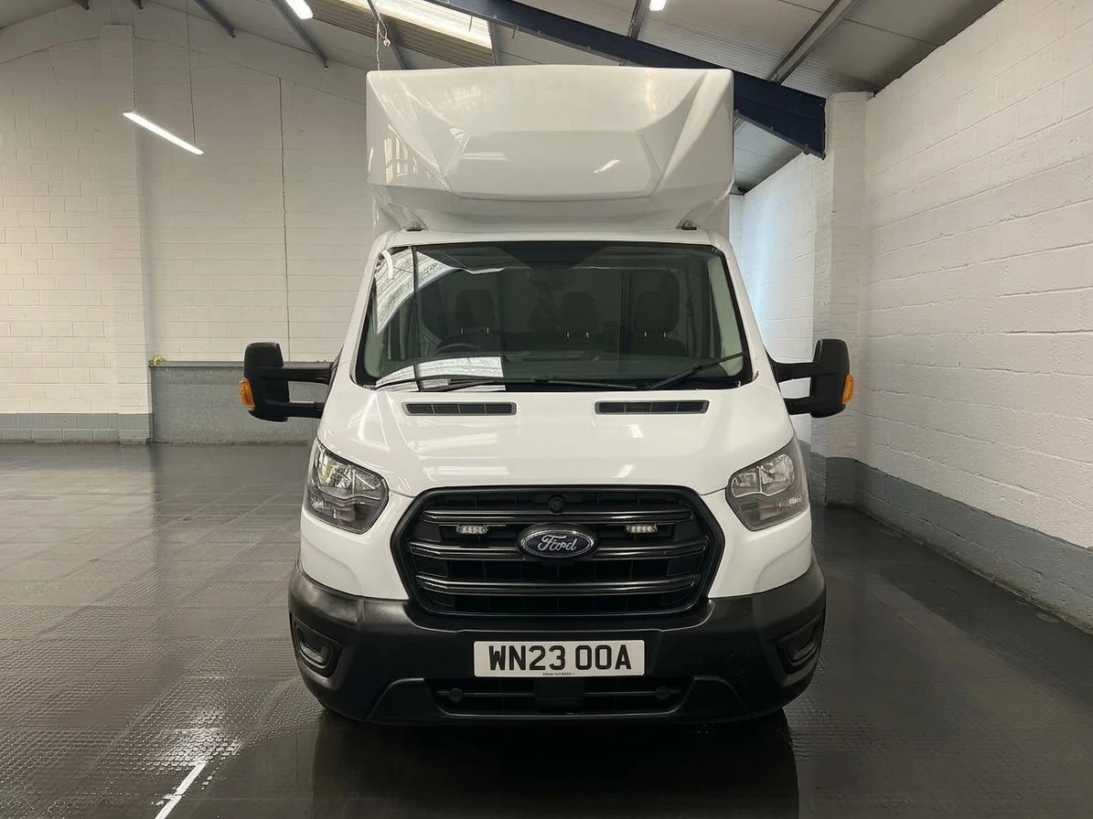 2023 Ford Transit Luton Box Van — front view