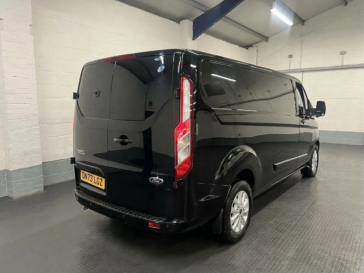 2023 Ford Transit Custom Panel Van — rear three-quarter view