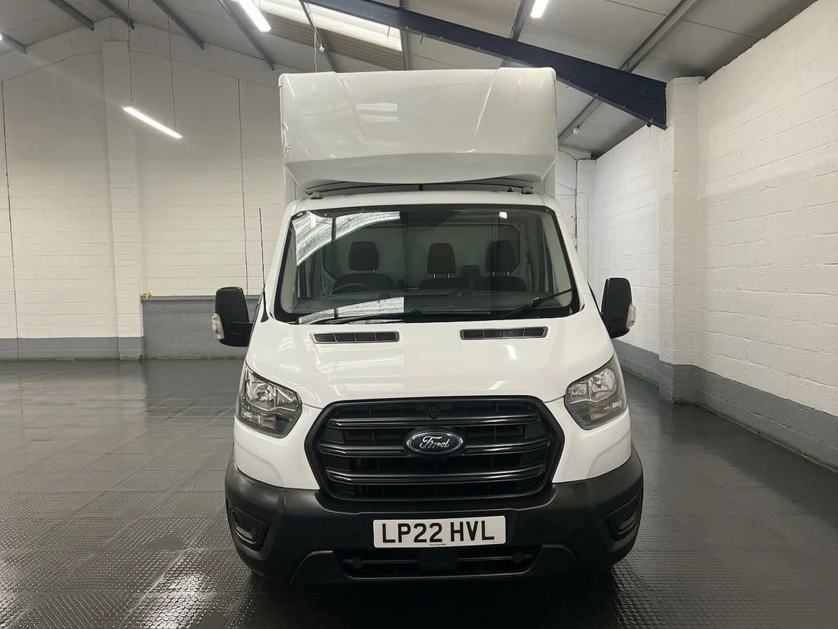 2022 Ford Transit Luton Box Van — front view