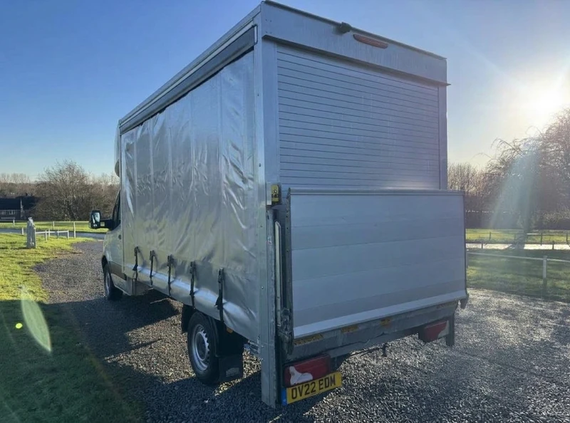 2022 Mercedes-Benz Sprinter CurtainSider Van — side view