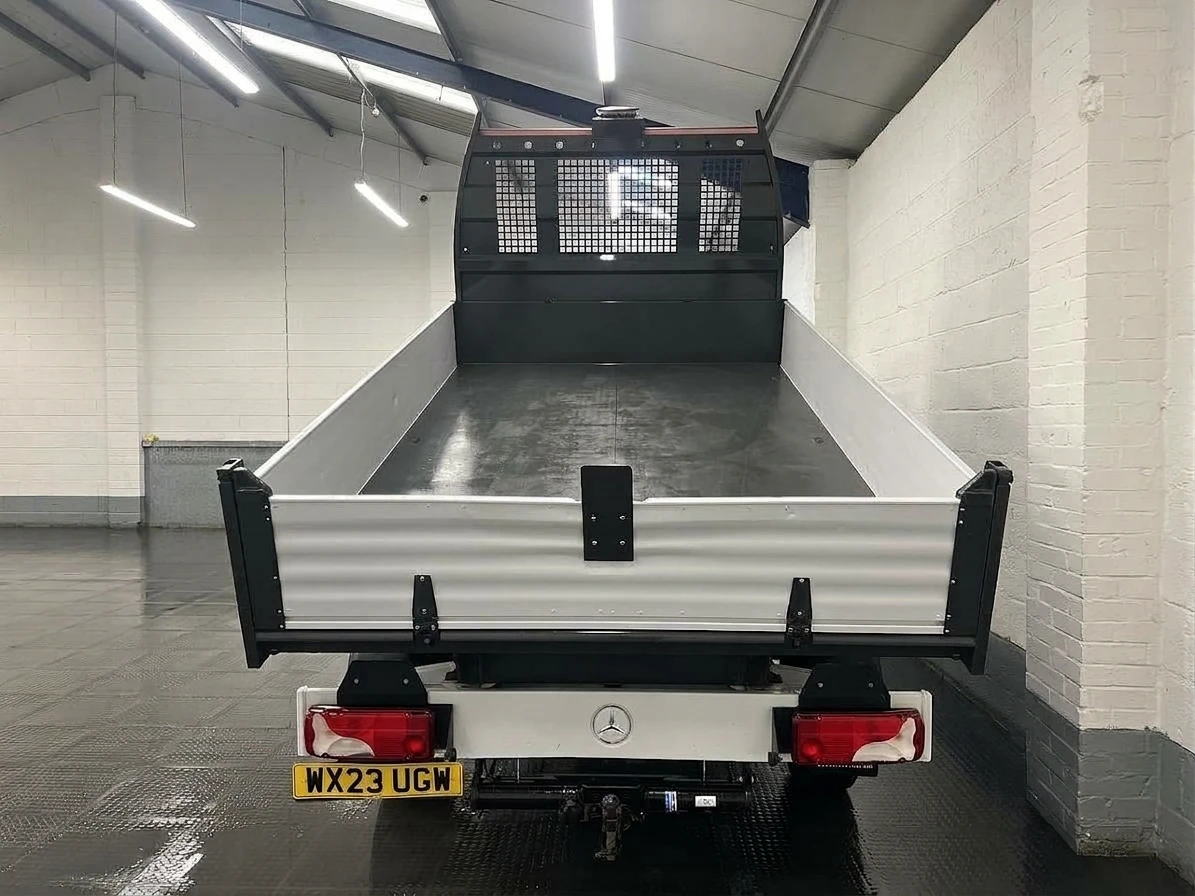 2023 Mercedes-Benz Sprinter Tipper Van — rear view