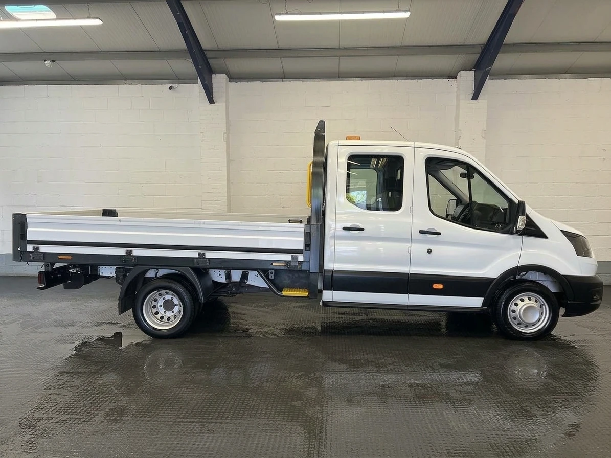 2022 Ford Transit Double Cab Dropside Van — side view