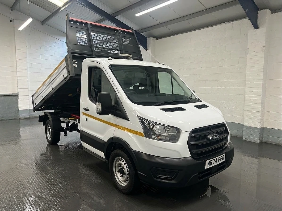 2024 Ford Transit Tipper Van — front three-quarter view
