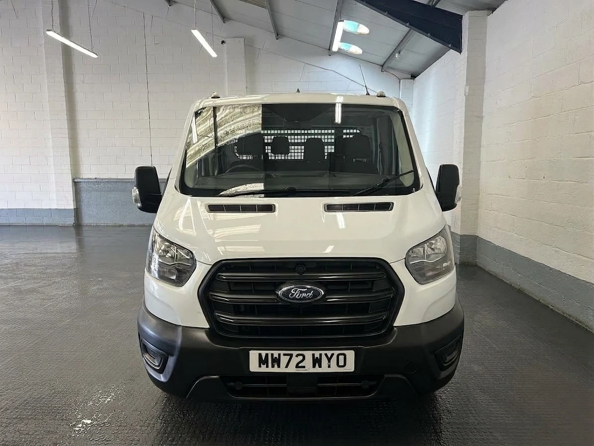 2022 Ford Transit Double Cab Dropside Van — front view