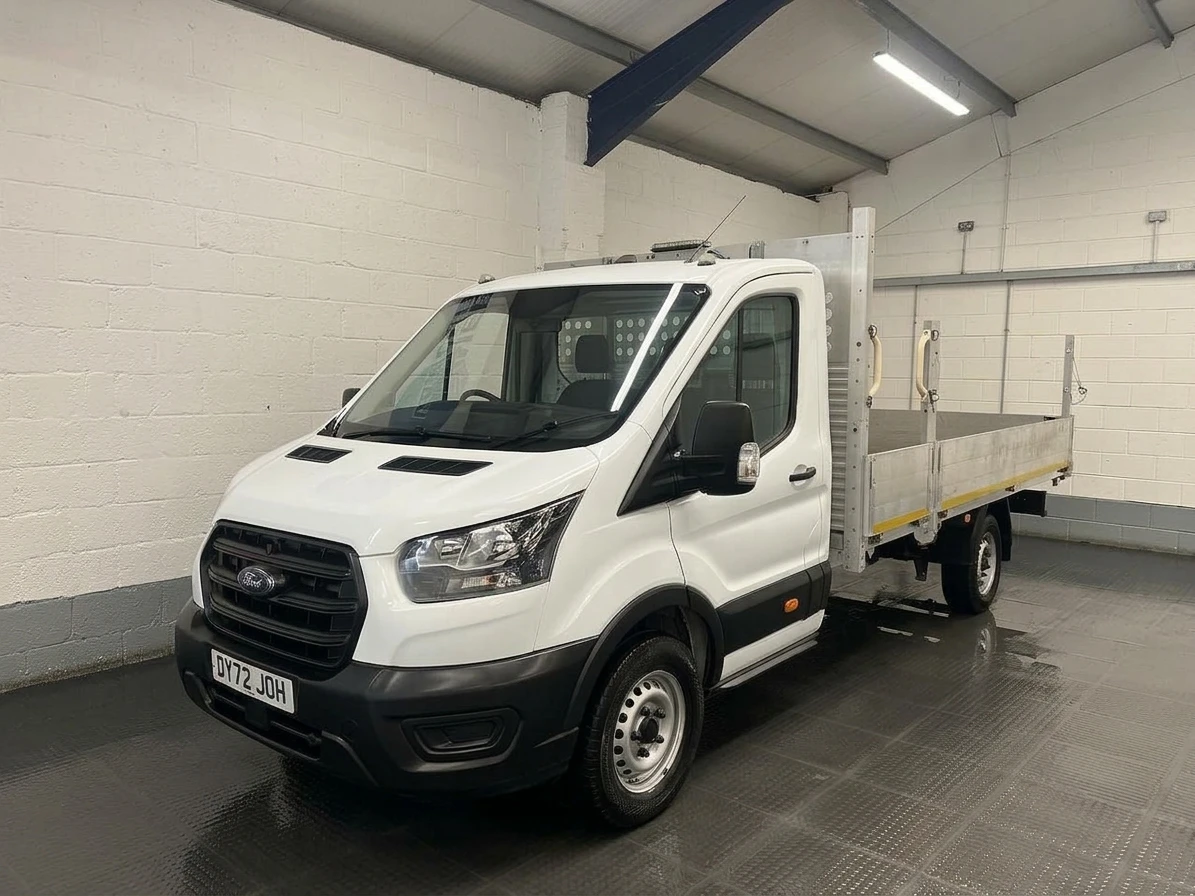 2022 Ford Transit Dropside Van — front three-quarter view