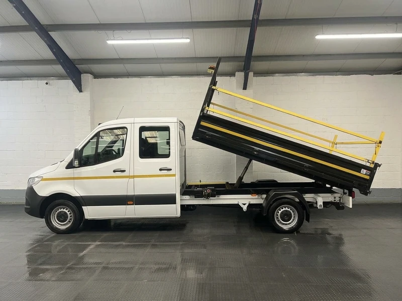 2023 Mercedes-Benz Sprinter Double Cab Tipper Van — side view