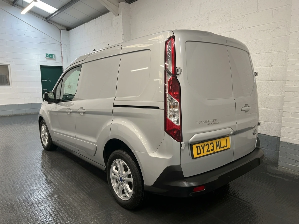 2023 Ford Transit Connect Panel Van — rear three-quarter view