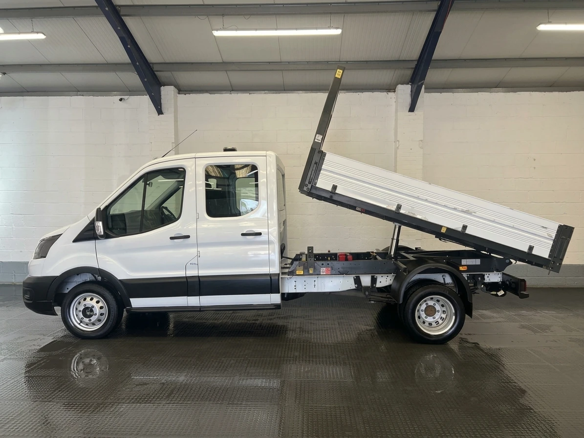 2023 Ford Transit Double Cab Tipper Van — side view