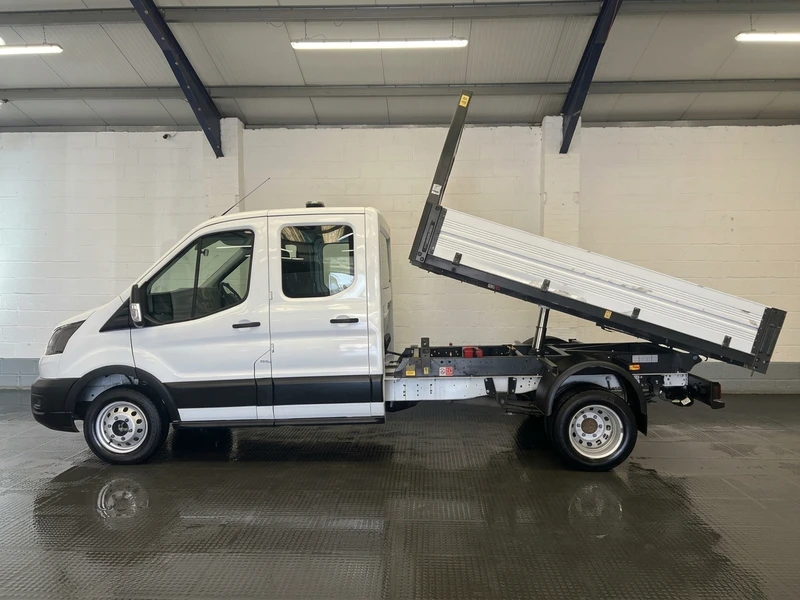 2023 Ford Transit Double Cab Tipper Van — side view