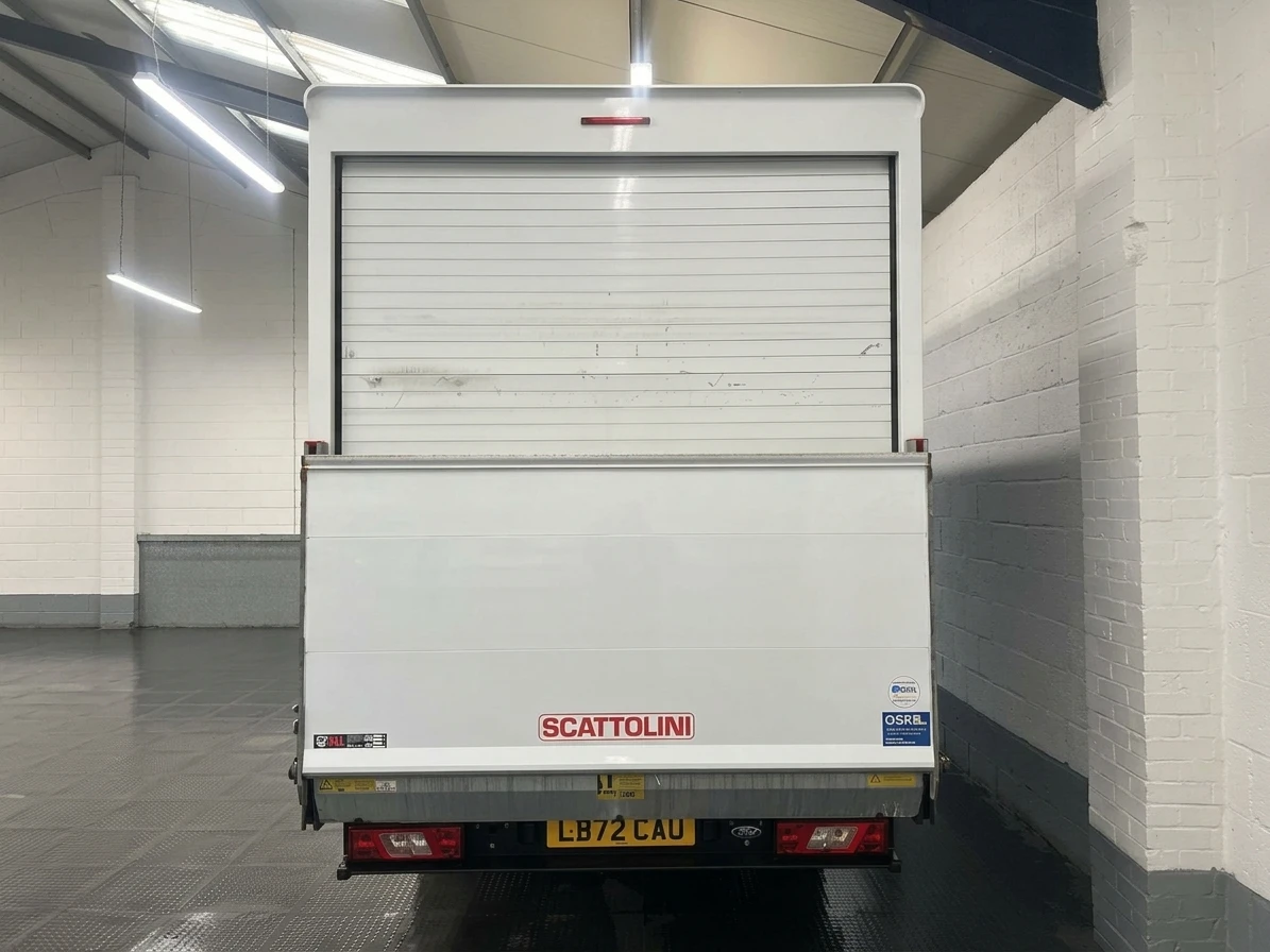 2022 Ford Transit CurtainSider Van — rear view
