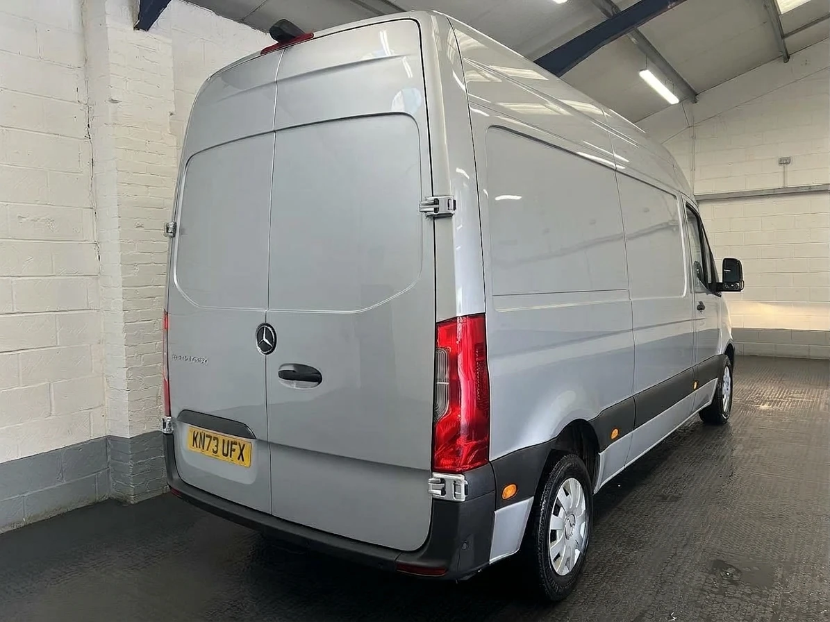 2023 Mercedes-Benz Sprinter High Roof Panel Van — rear three-quarter view