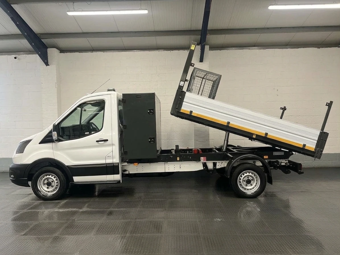 2022 Ford Transit Tipper Van — side view