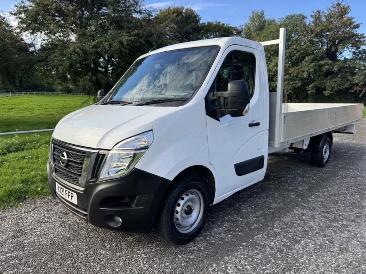 2021 Nissan NV400 Dropside Van — front three-quarter view