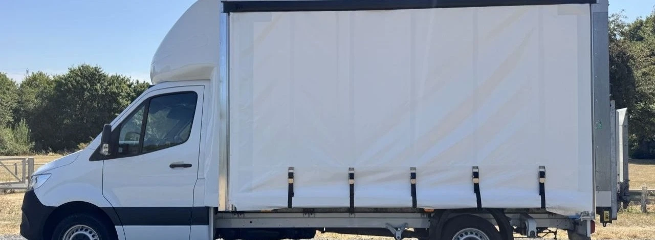 2022 Mercedes-Benz Sprinter CurtainSider Van — side view
