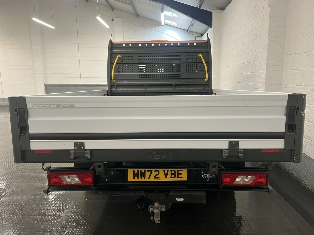 2022 Ford Transit Double Cab Dropside Van — rear view