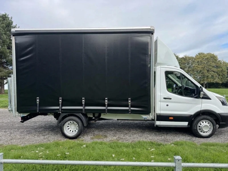 2020 Ford Transit CurtainSider Van — side view