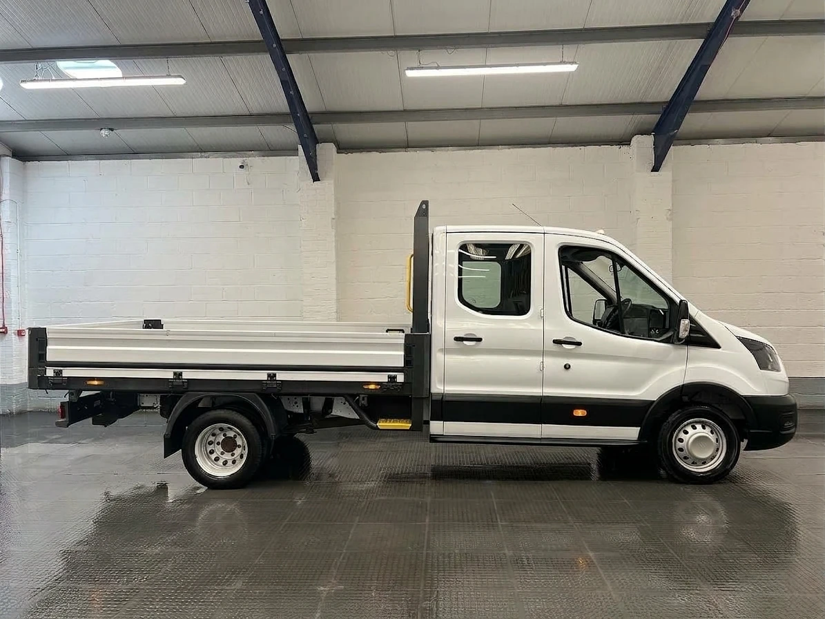 2022 Ford Transit Double Cab Dropside Van — side view