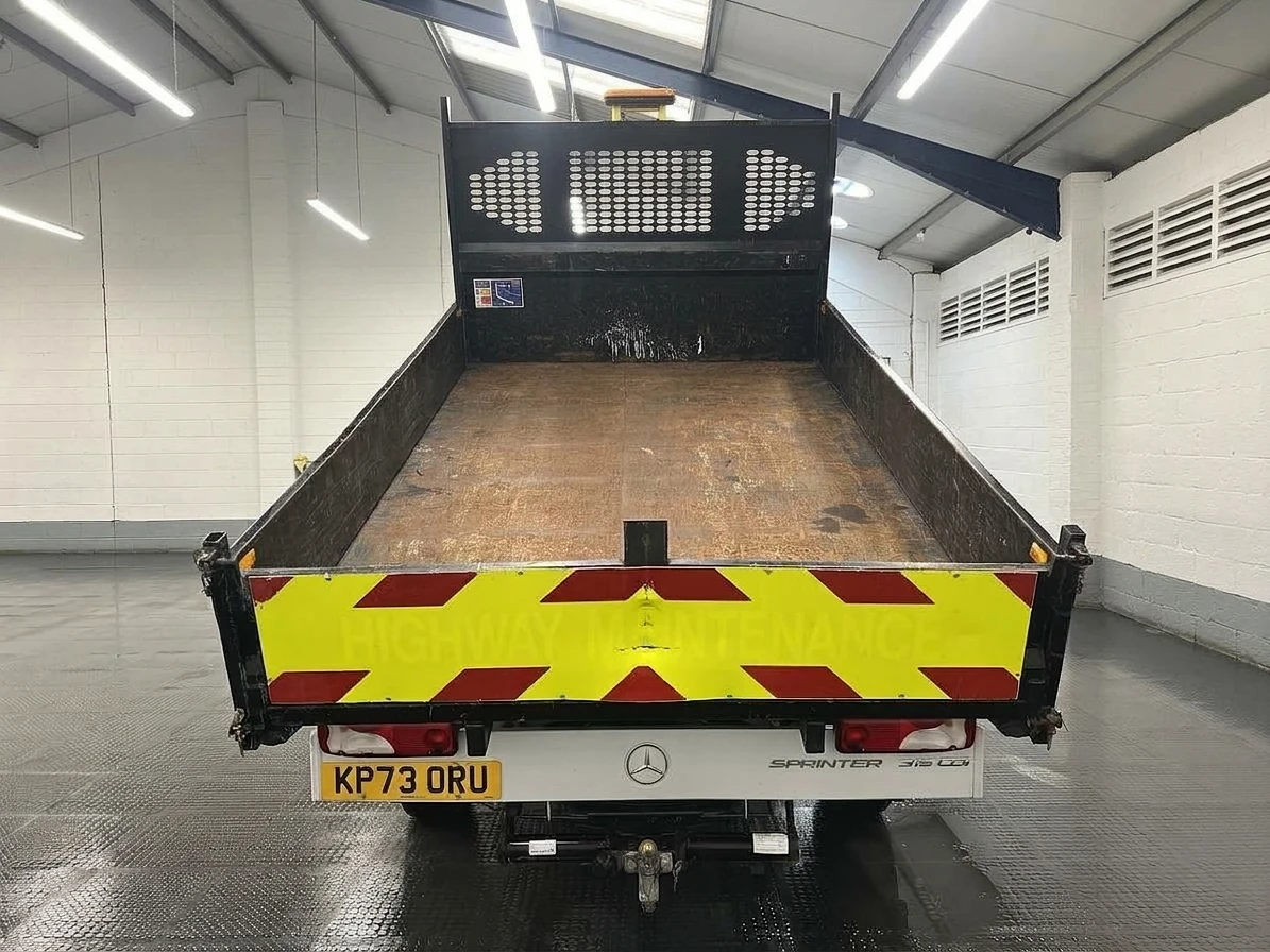 2023 Mercedes-Benz Sprinter Tipper Van — rear view