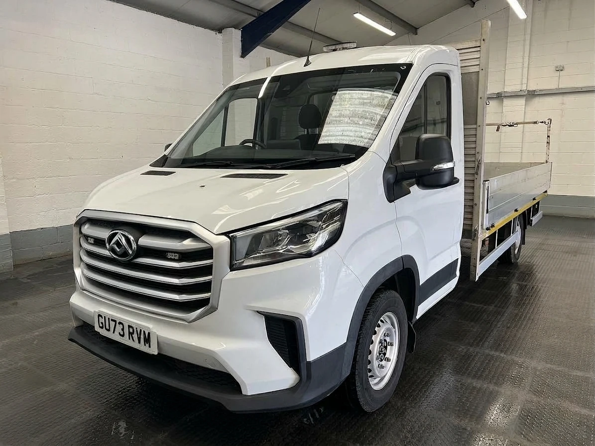 2023 Maxus Deliver 9 Dropside Van — front three-quarter view