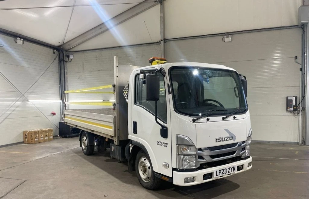 2023 Isuzu Grafter Dropside Van — front three-quarter view