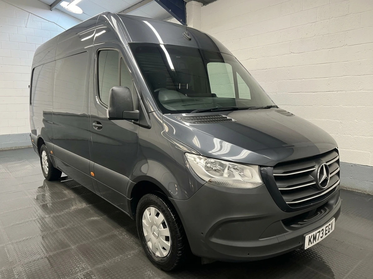 2023 Mercedes-Benz Sprinter High Roof Panel Van — front three-quarter view