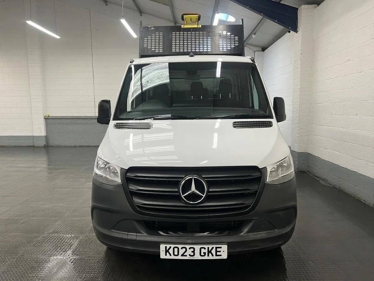 2023 Mercedes-Benz Sprinter Double Cab Tipper Van — front view