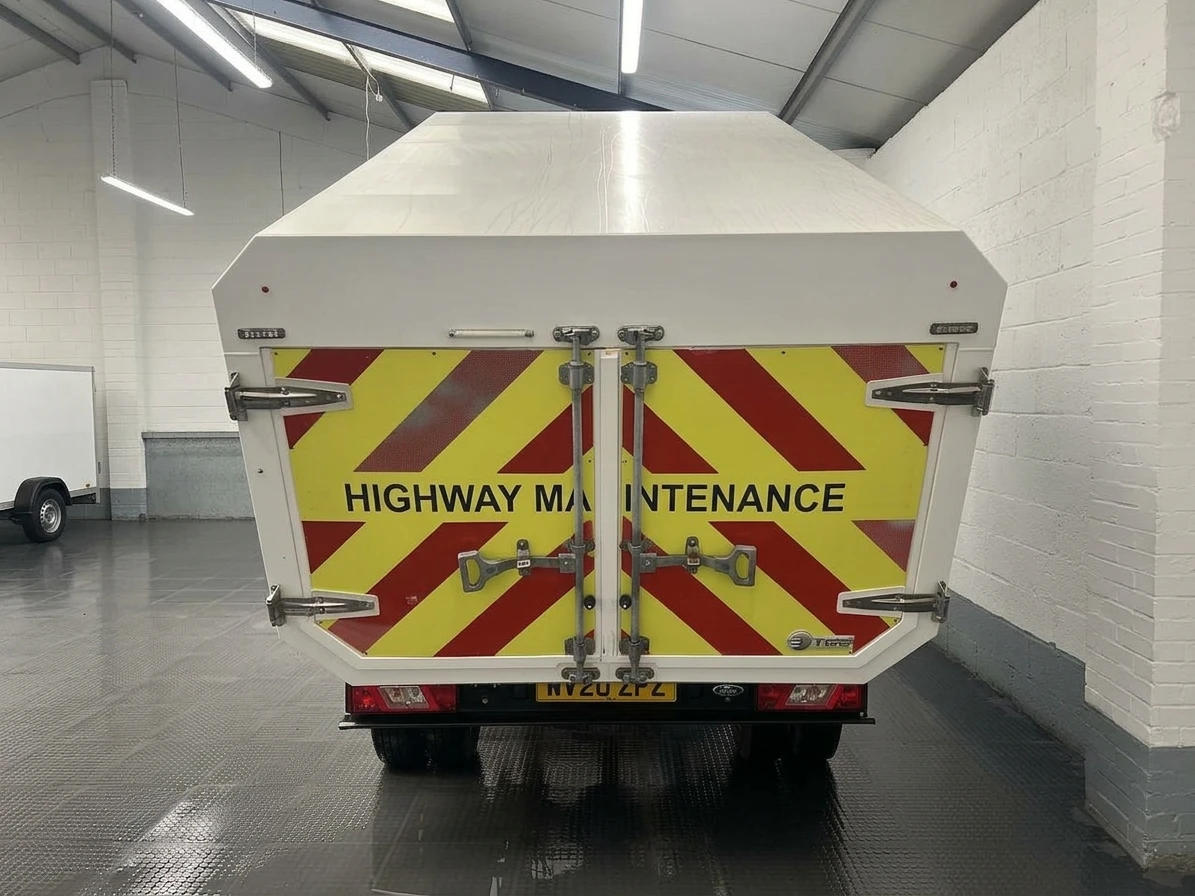 2020 Ford Transit Tipper Van — rear view
