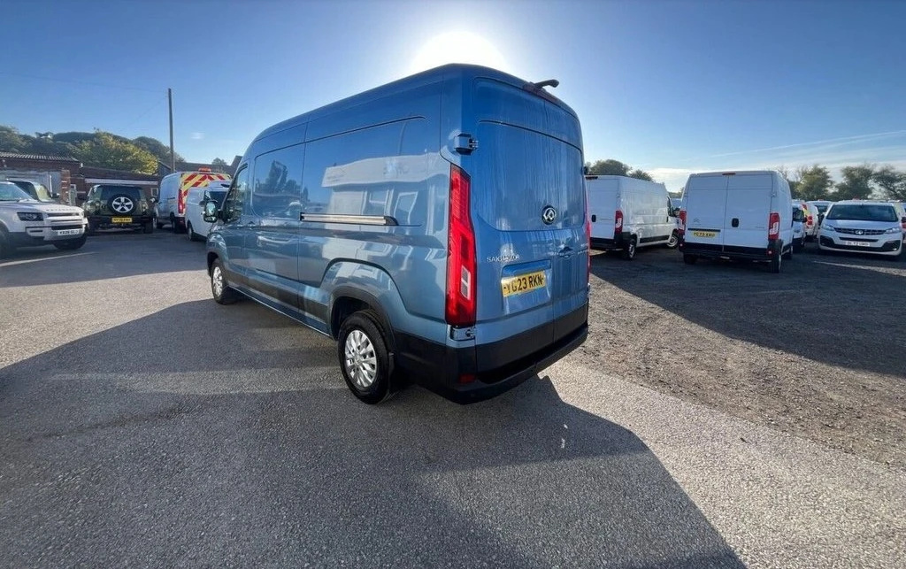 2023 Maxus Deliver 9 High Roof Panel Van — rear three-quarter view