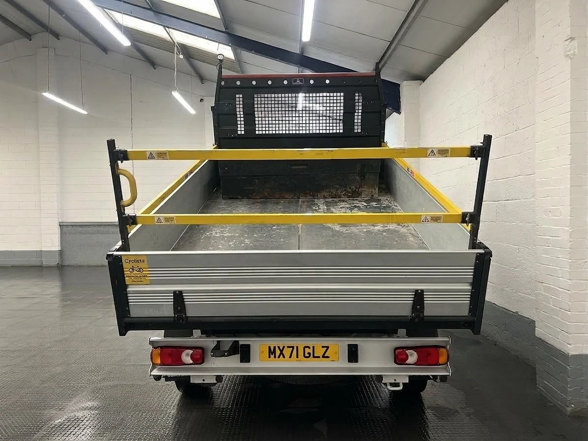 2021 Peugeot Boxer Tipper Van — rear view