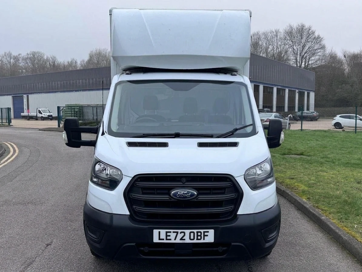 2023 Ford Transit Luton Box Van — front view