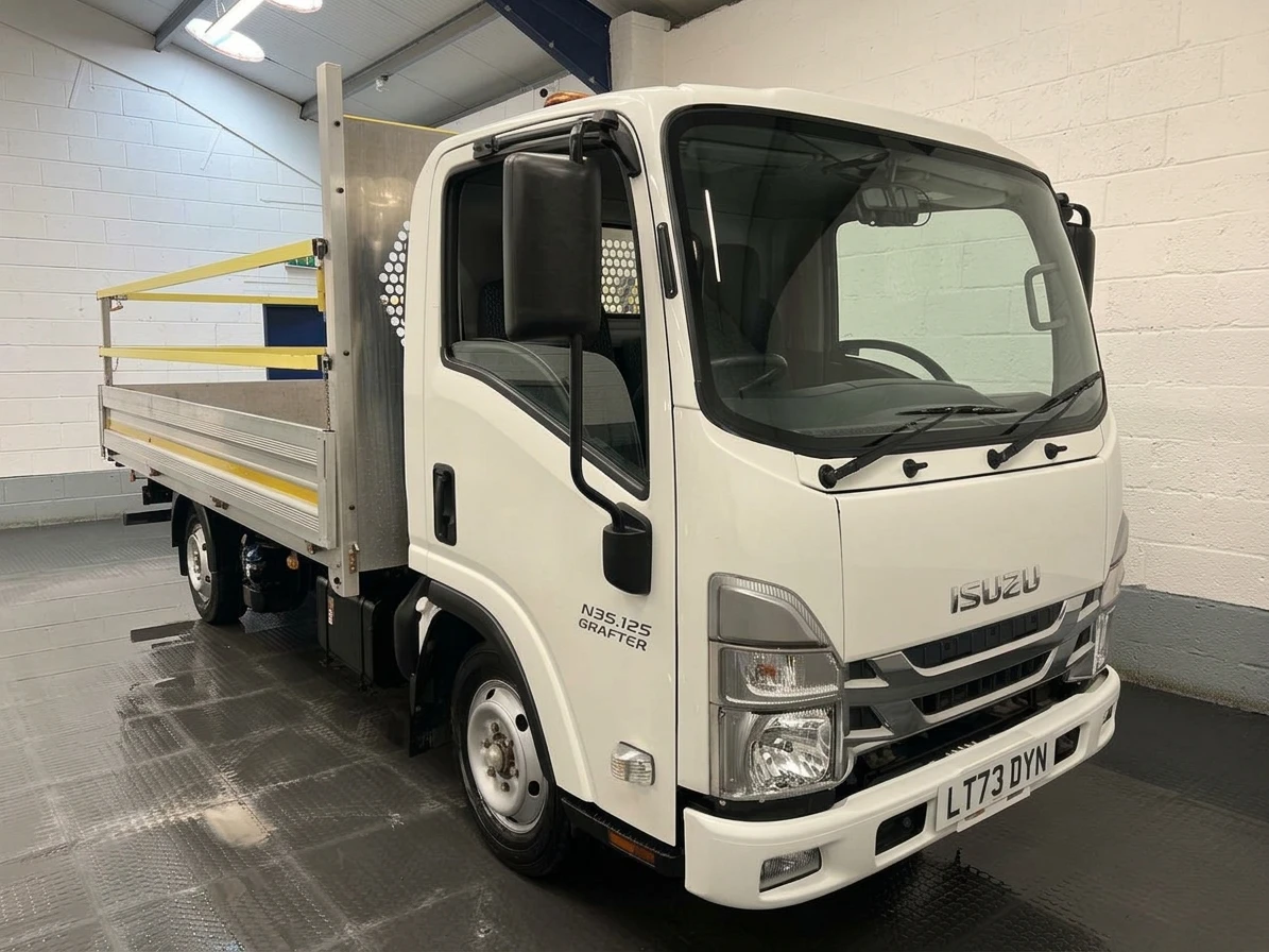 2023 Isuzu Grafter Dropside Van — front three-quarter view
