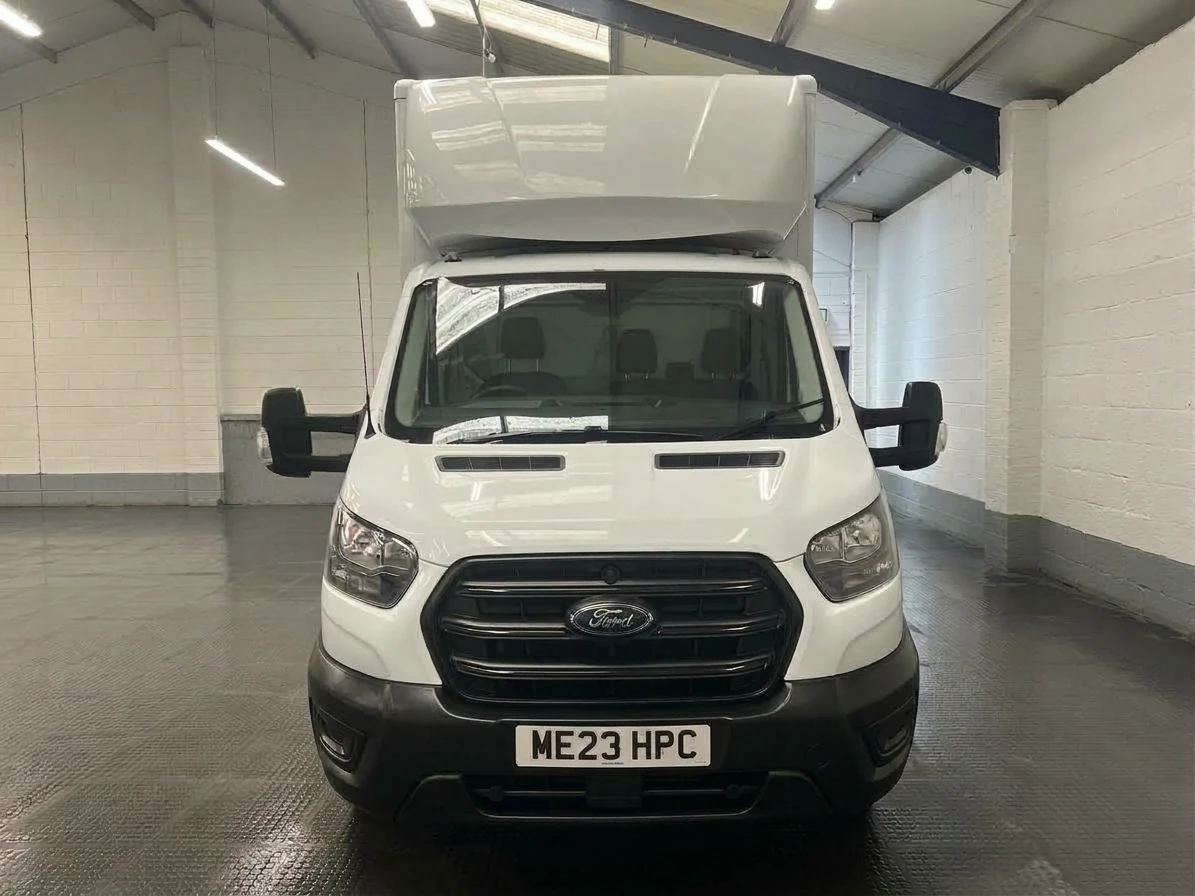 2023 Ford Transit Luton Box Van — front view
