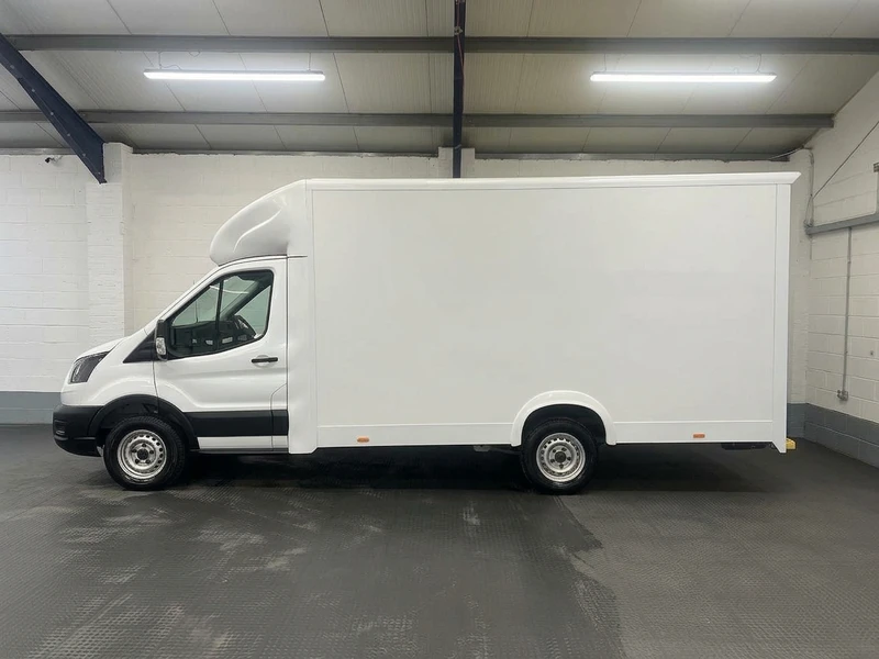2023 Ford Transit Luton Low Loader Van — side view