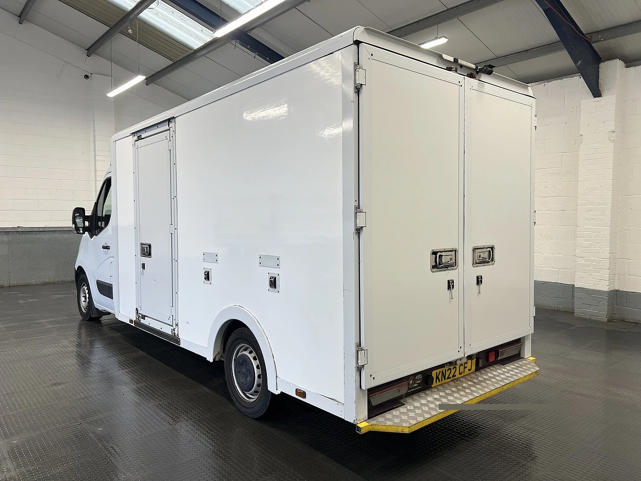 2022 Vauxhall Movano Luton Low Loader Van — rear three-quarter view