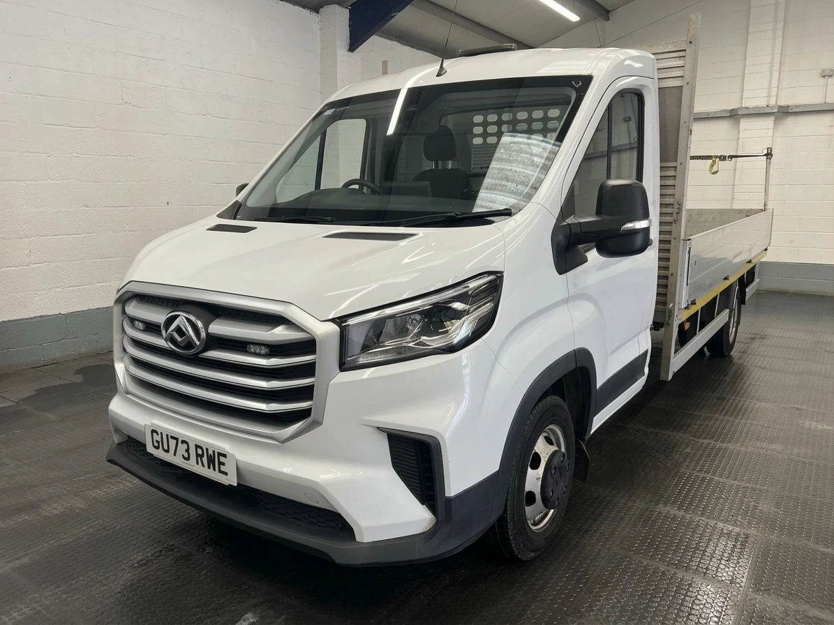 2023 Maxus Deliver 9 Dropside Van — front three-quarter view