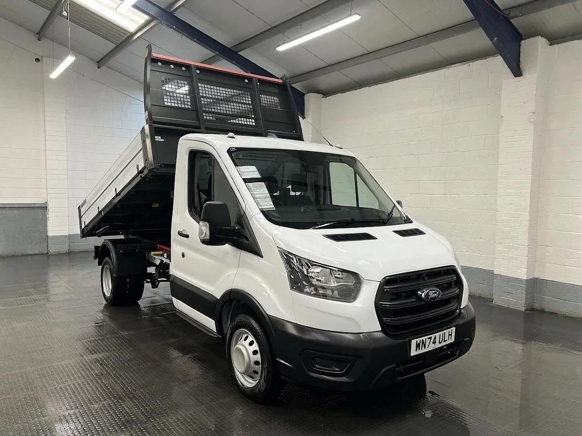 2024 Ford Transit Tipper Van — front three-quarter view