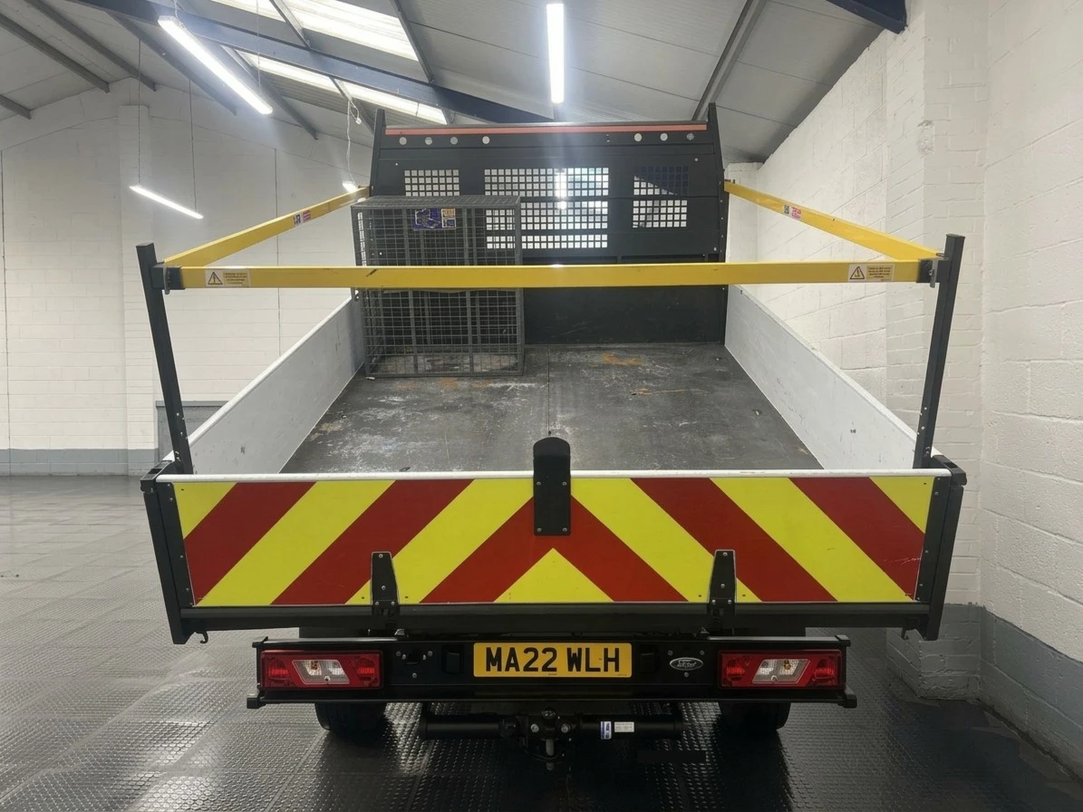 2022 Ford Transit Tipper Van — rear view