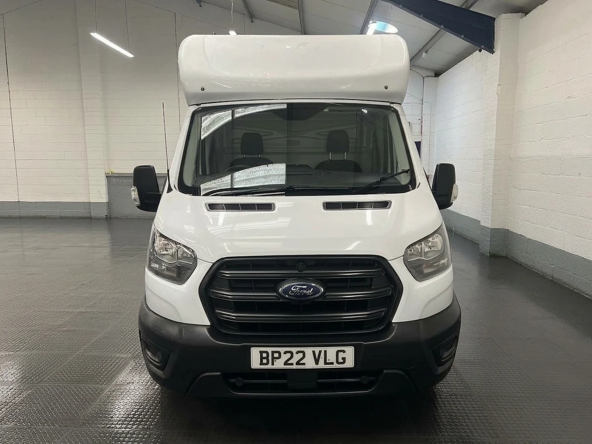 2022 Ford Transit Luton Box Van — front view