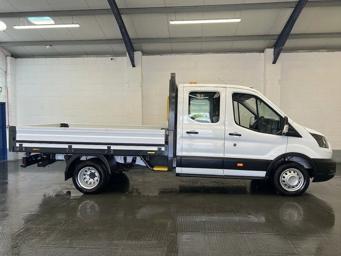 2022 Ford Transit Double Cab Dropside Van — side view