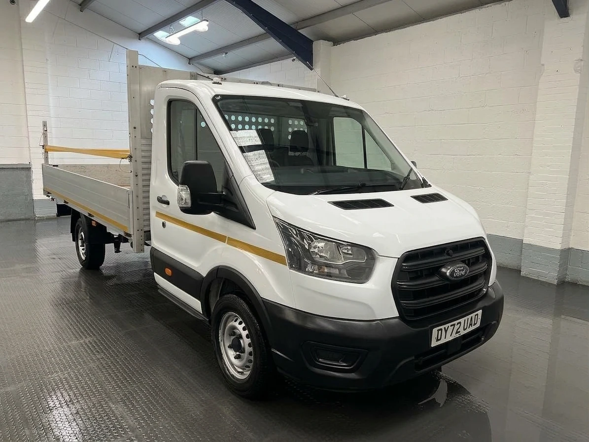 2022 Ford Transit Dropside Van — front three-quarter view